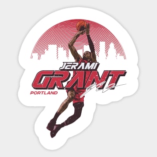 Jerami Grant Portland Skyline Sticker